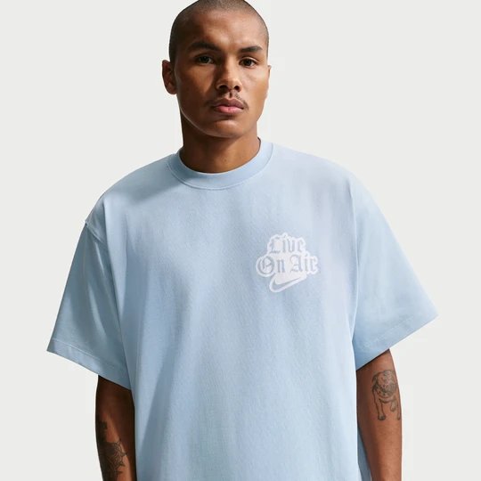 Zdjęcie produktu T-shirt męski Nike Solo Swoosh - Niebieski