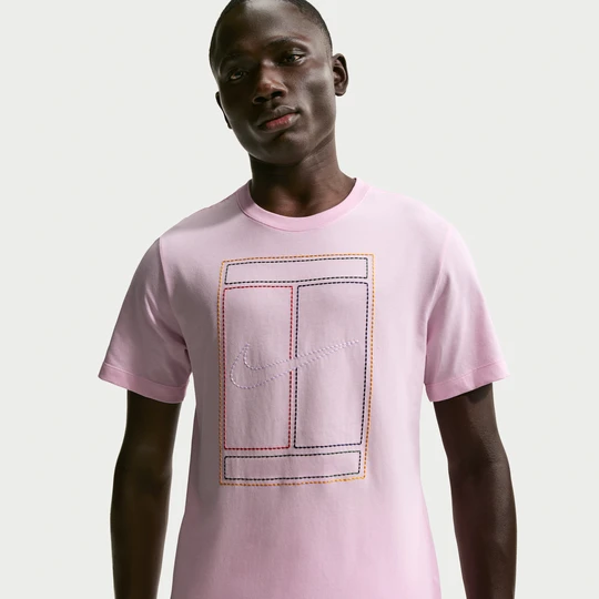 Zdjęcie produktu T-shirt męski NikeCourt Heritage - Różowy