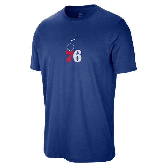 Zdjęcie produktu T-shirt męski Philadelphia 76ers Club - Niebieski Nike
