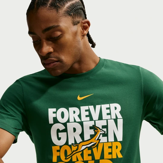 Zdjęcie produktu T-shirt męski Springboks - Zieleń Nike