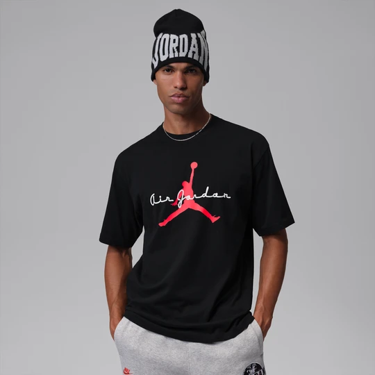 Zdjęcie produktu T-shirt męski z grafiką Jordan Brooklyn - Czerń