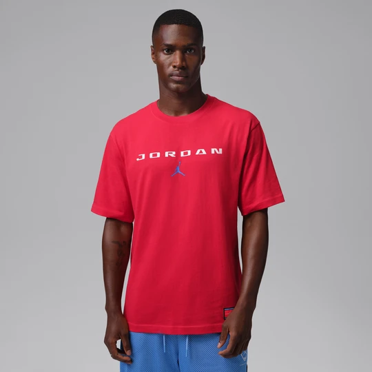 Zdjęcie produktu T-shirt męski z grafiką Jordan Brooklyn - Czerwony