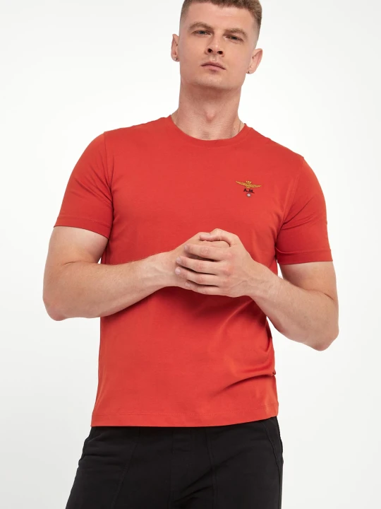 Zdjęcie produktu T-shirt męski z logo AERONAUTICA MILITARE