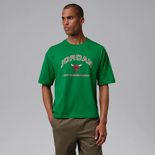 Zdjęcie produktu T-shirt męski z nadrukiem Jordan Flight Essentials - Zieleń
