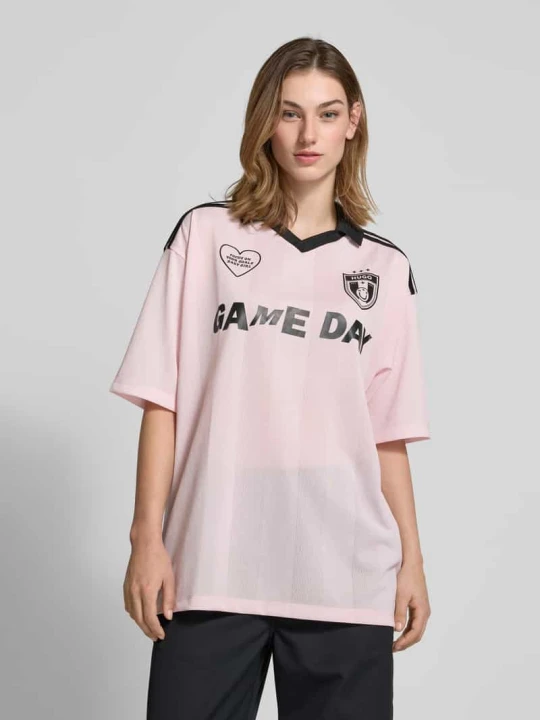 Zdjęcie produktu T-shirt model ‘Dila’ Hugo Różowy