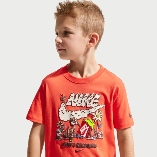 Zdjęcie produktu T-shirt Nike dla małych dzieci „Rest And Recovery” - Pomarańczowy