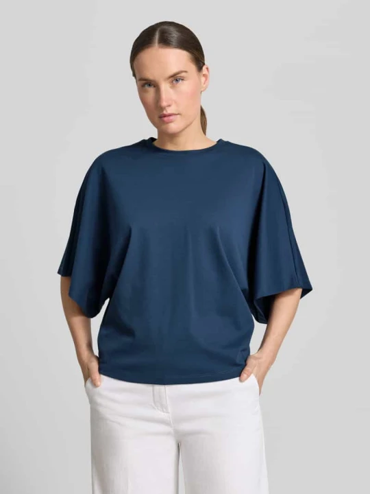 Zdjęcie produktu T-shirt o kroju boxy fit z okrągłym dekoltem Zero Oceaniczny