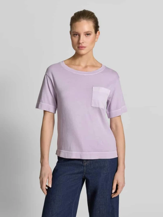 Zdjęcie produktu T-shirt o kroju comfort fit z czystej bawełny Marc O'Polo Jasnofioletowy