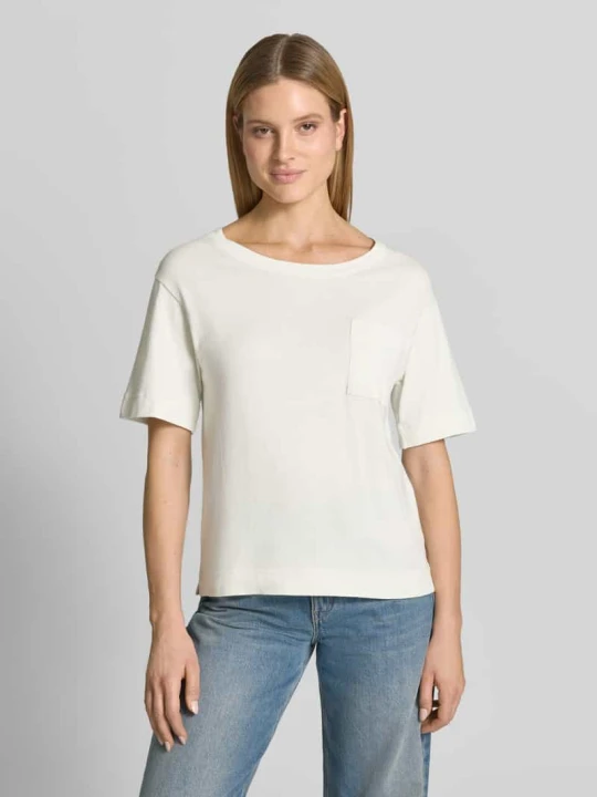 Zdjęcie produktu T-shirt o kroju comfort fit z czystej bawełny Marc O'Polo Jasnoszary