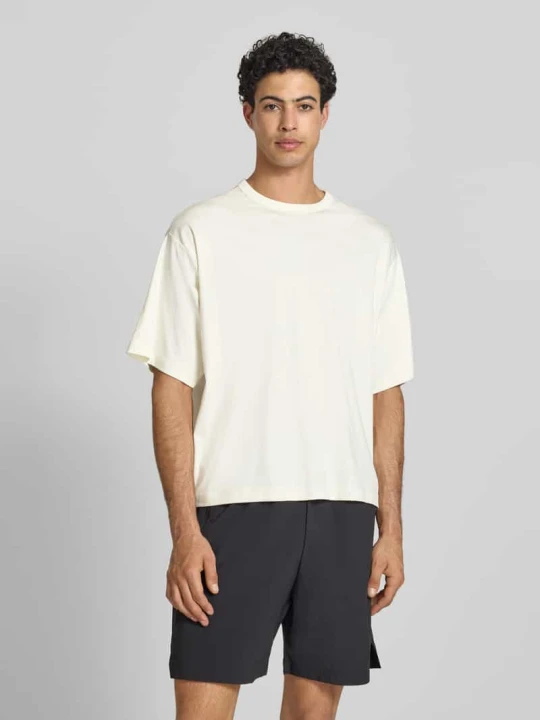 Zdjęcie produktu t-shirt o kroju loose fit z czystej bawełny Adidas Złamany biały