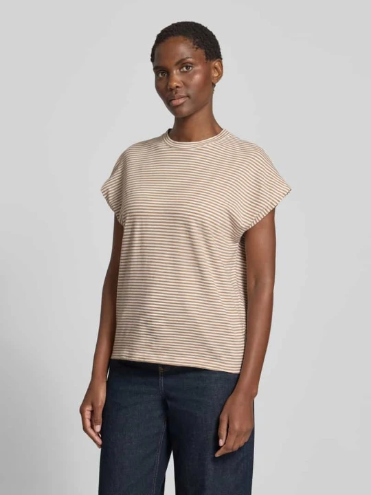 Zdjęcie produktu t-shirt o kroju loose fit z czystej bawełny ARMEDANGELS Camel