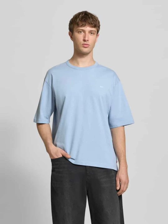 Zdjęcie produktu t-shirt o kroju loose fit z czystej bawełny Levi's Niebieski