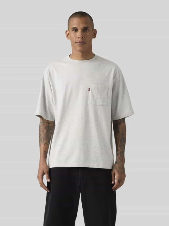 Zdjęcie produktu t-shirt o kroju loose fit z czystej bawełny Levi's Jasnoszary