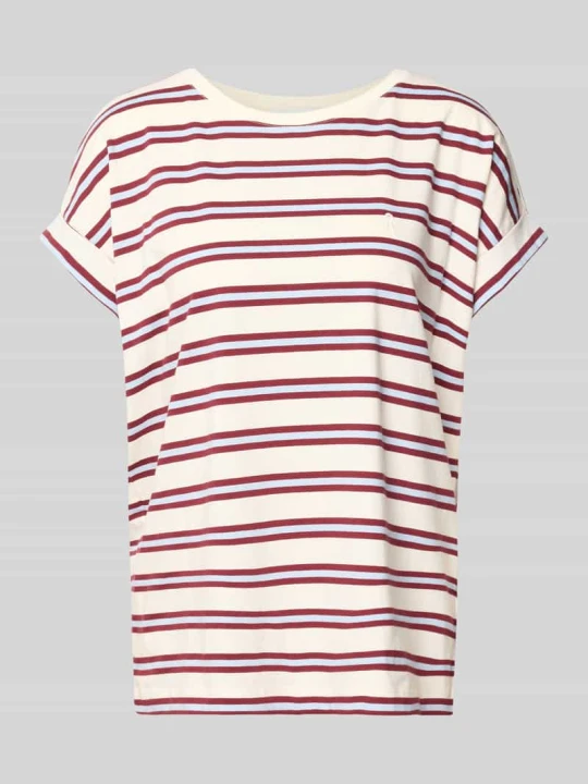 Zdjęcie produktu T-shirt o kroju loose fit z czystej bawełny model 'IDAARA' ARMEDANGELS Złamany biały