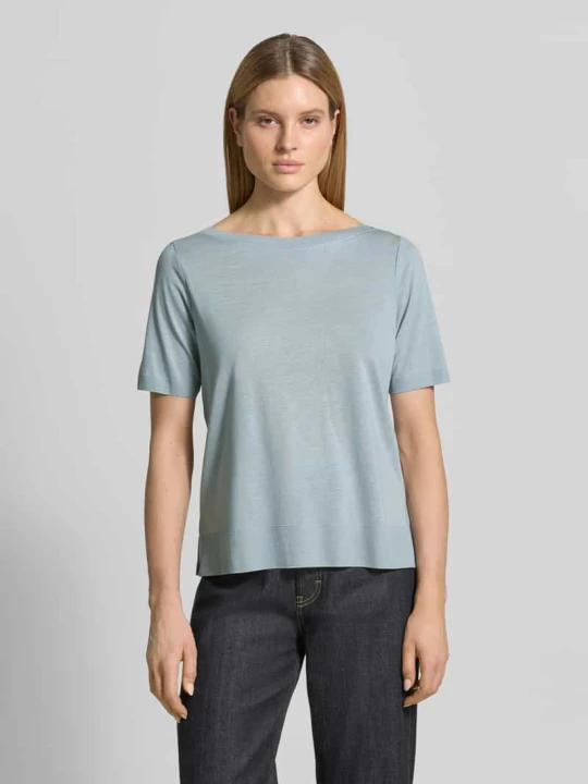 Zdjęcie produktu T-shirt o kroju loose fit z mieszanki lyocellu i bawełny Marc O'Polo Jasnoniebieski