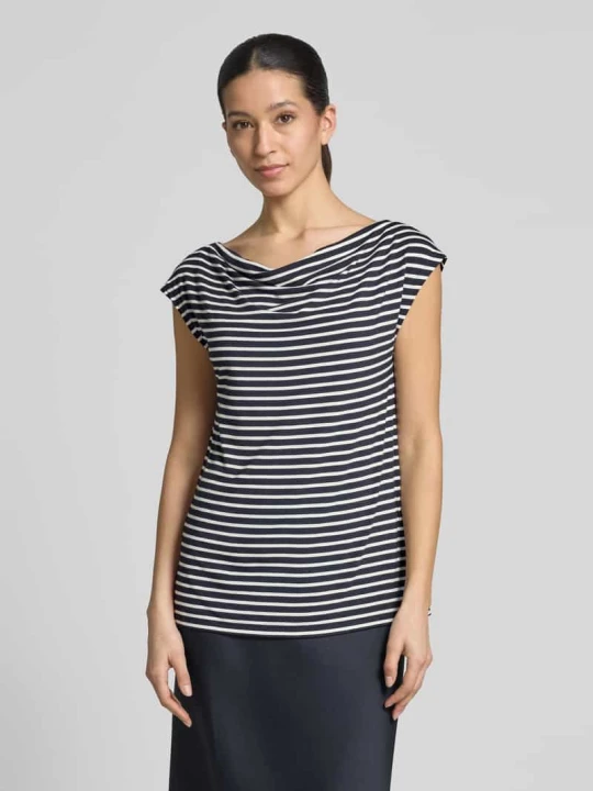 Zdjęcie produktu T-shirt o kroju loose fit z mieszanki wiskozy s.Oliver Złamany biały