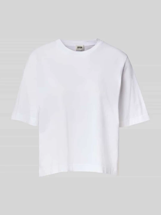 Zdjęcie produktu t-shirt o kroju oversized fit z czystej bawełny Drykorn Biały