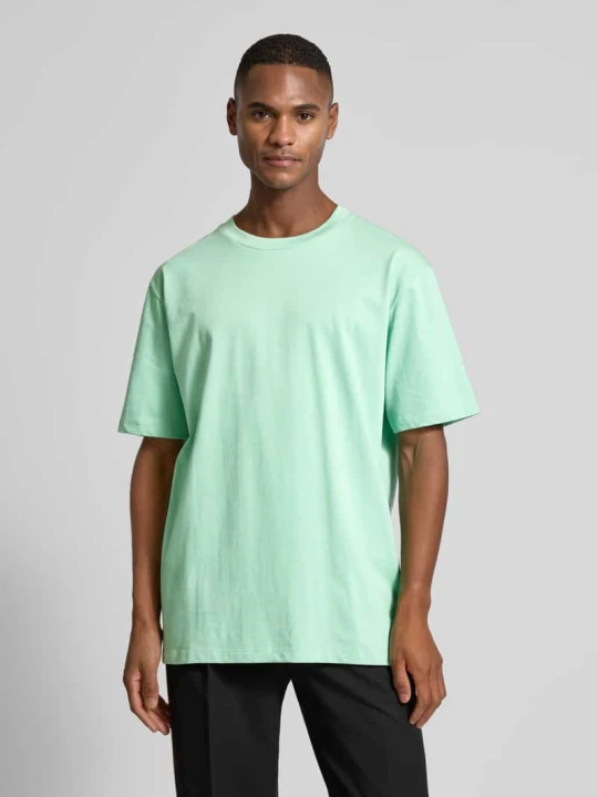 Zdjęcie produktu T-shirt o kroju oversized z czystej bawełny lindbergh Miętowy