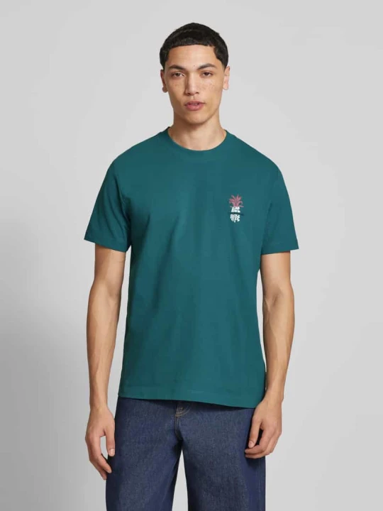 Zdjęcie produktu T-shirt o kroju relaxed fit z czystej bawełny Marc O'Polo Butelkowy zielony