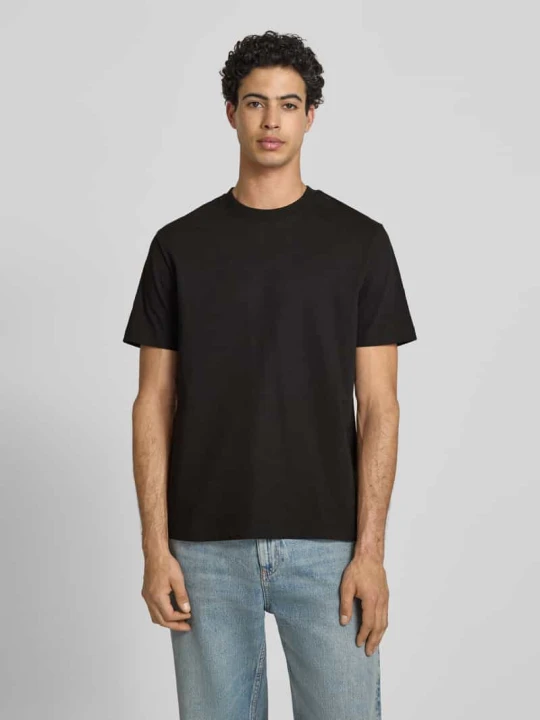 Zdjęcie produktu T-shirt o kroju oversized z czystej Bawełny Marc O'Polo Czarny