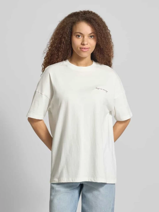 Zdjęcie produktu T-shirt o kroju oversized z czystej Bawełny Marc O'Polo Złamany biały
