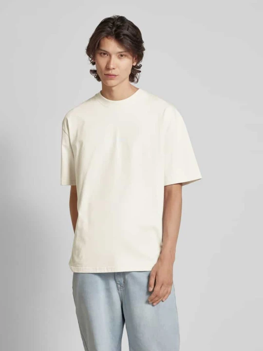 Zdjęcie produktu T-shirt o kroju oversized z czystej bawełny Pegador Złamany biały