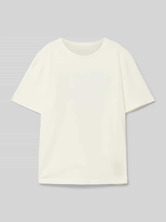 Zdjęcie produktu T-shirt o kroju oversized z czystej bawełny Tom Tailor Złamany biały