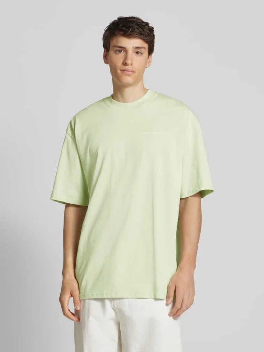 Zdjęcie produktu T-shirt o kroju oversized z nadrukiem z logo Pegador Miętowy