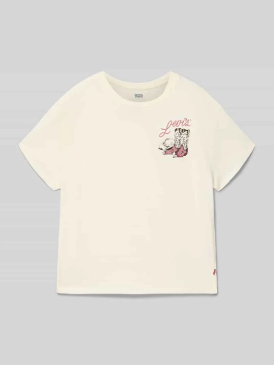 Zdjęcie produktu T-shirt o kroju oversized z okrągłym dekoltem Levi's Złamany biały