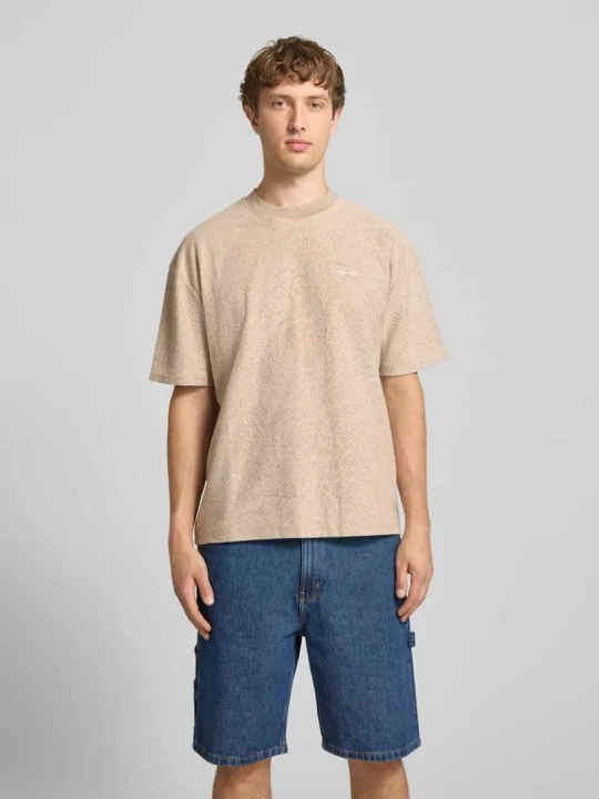 Zdjęcie produktu T-shirt o kroju oversized z wyhaftowanym logo model 'Murlo' Pegador