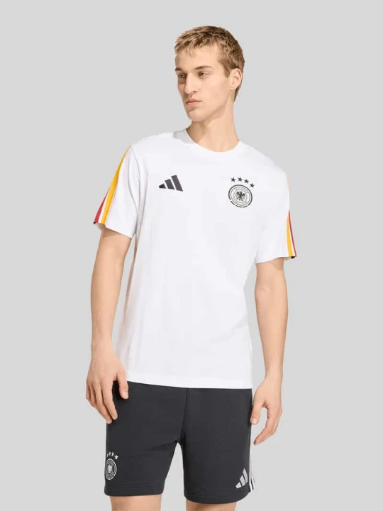 Zdjęcie produktu T-shirt o kroju regular fit model 'DEUTSCHLAND' Adidas Biały