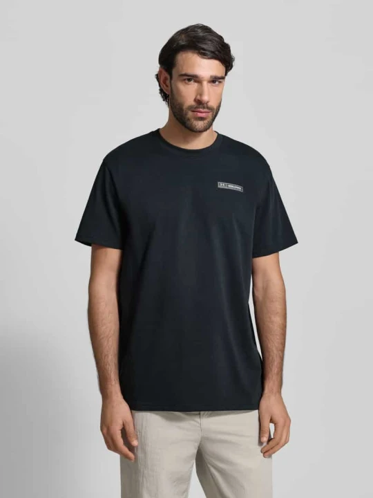 Zdjęcie produktu T-shirt krój regular fit z aplikacją logo Under Armour czarny