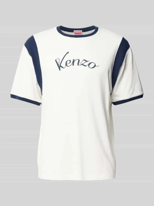 Zdjęcie produktu t-shirt o kroju regular fit z bawełny Kenzo Écru