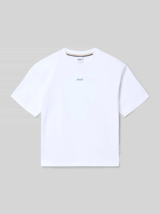 Zdjęcie produktu T-shirt o kroju regular fit z czystej bawełny Boss Biały