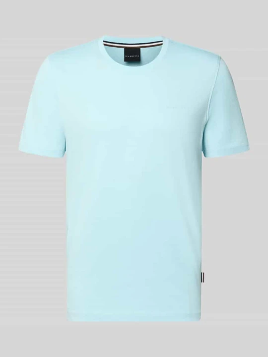 Zdjęcie produktu t-shirt o kroju regular fit z czystej bawełny Bugatti Morski