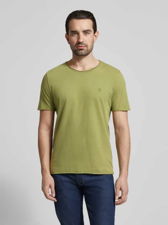 Zdjęcie produktu T-shirt o kroju regular fit z czystej bawełny ekologicznej Model 'JAAMES' ARMEDANGELS Oliwkowy