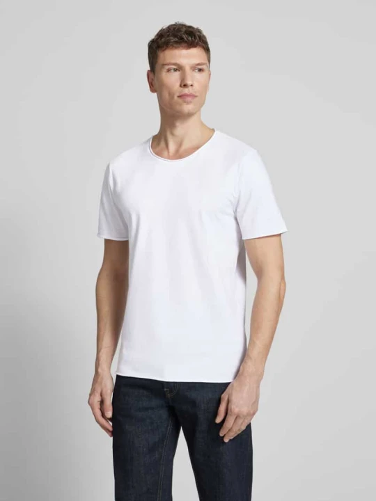 Zdjęcie produktu T-shirt o kroju regular fit z czystej bawełny ekologicznej Model 'JAAMES' ARMEDANGELS Biały