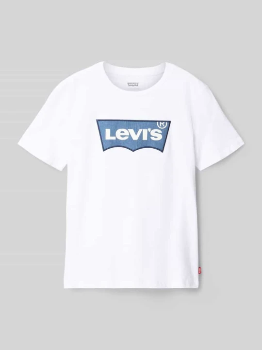 Zdjęcie produktu t-shirt o kroju regular fit z czystej bawełny Levi's Biały