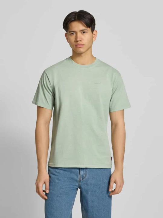 Zdjęcie produktu t-shirt o kroju regular fit z czystej bawełny Levi's Jasnozielony