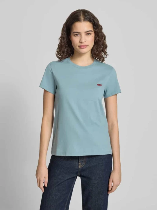 Zdjęcie produktu t-shirt o kroju regular fit z czystej bawełny Levi's Oceaniczny