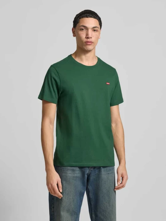 Zdjęcie produktu t-shirt o kroju regular fit z czystej bawełny Levi's Butelkowy zielony