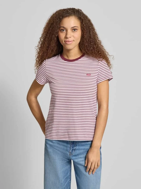 Zdjęcie produktu t-shirt o kroju regular fit z czystej bawełny Levi's Różowy