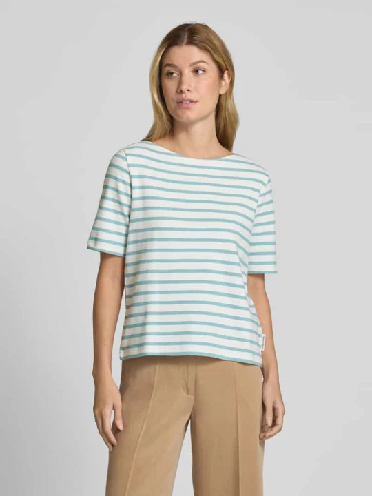 Zdjęcie produktu T-shirt o kroju regular fit z czystej bawełny Marc O'Polo Petrol