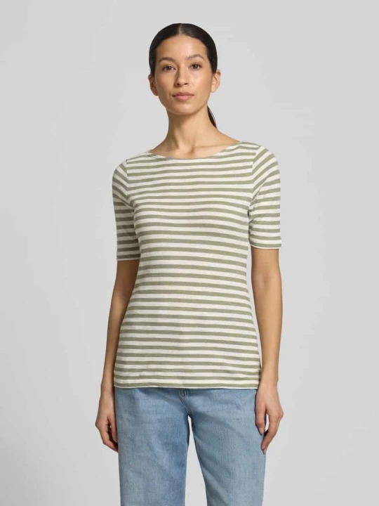 Zdjęcie produktu t-shirt o kroju regular fit z czystej bawełny Marc O'Polo Jasnozielony