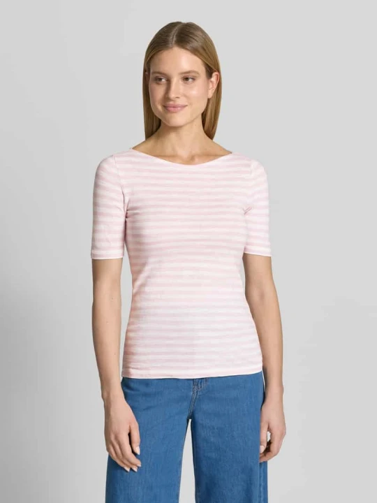 Zdjęcie produktu t-shirt o kroju regular fit z czystej bawełny Marc O'Polo Lawendowy