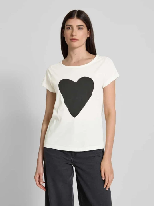 Zdjęcie produktu T-shirt o kroju regular fit z czystej bawełny Marc O'Polo Biały