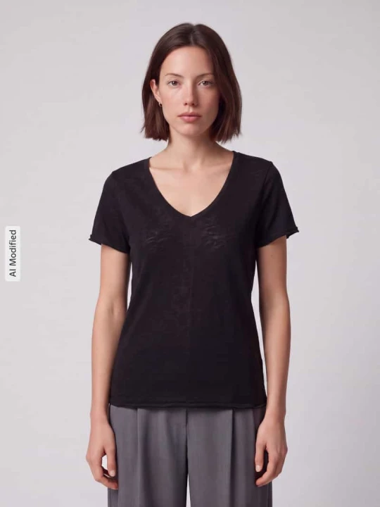 Zdjęcie produktu T-shirt o kroju regular fit z czystej bawełny Marc O'Polo Czarny