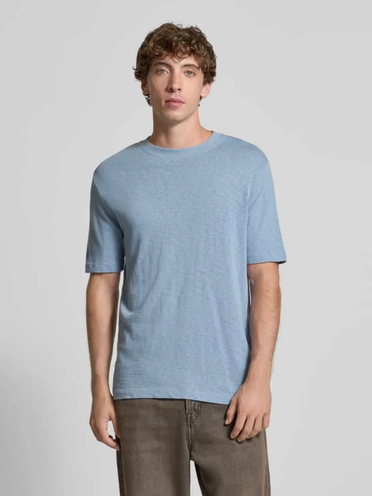 Zdjęcie produktu T-shirt o kroju regular fit z czystej bawełny Marc O'Polo Niebieski