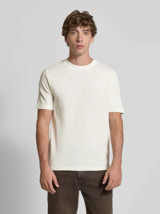 Zdjęcie produktu T-shirt o kroju regular fit z czystej bawełny Marc O'Polo Złamany biały