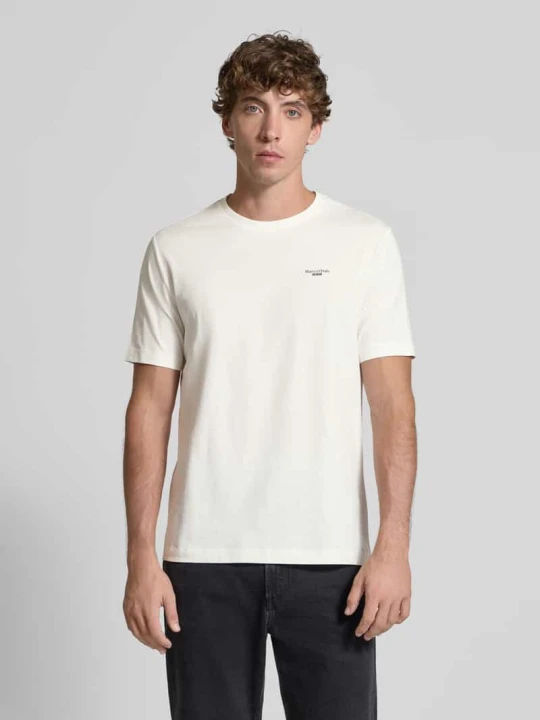 Zdjęcie produktu T-shirt o kroju regular fit z czystej bawełny Marc O'Polo Biały